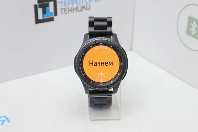 Купить Умные часы Умные часы Samsung Gear S3 Frontier 46mm R760 Bluetooth,  черный, в хорошем состоянии, цена 5 890 руб — (274984949753)