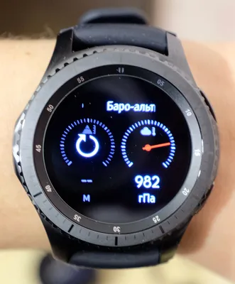 Характеристики Смарт-часы Samsung Galaxy Gear S3 Frontier SM-R760, 1.3\",  титан матовый / черный [sm-r760ndaaser] (397664) смотреть в СИТИЛИНК