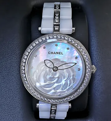 Женские наручные Часы Chanel J12 Diamonds White small (01515) купить в  Минске в интернет-магазине, цена и описание