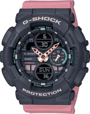 Японские наручные часы Casio G-SHOCK GMA-S140-4AER с хронографом - отзывы  на маркетплейсе Мегамаркет