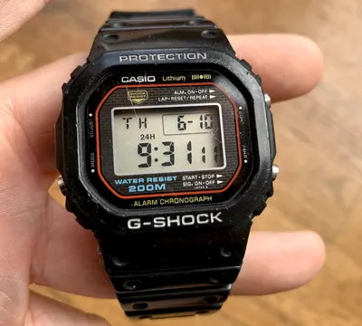 Casio G-Shock стукнуло 40 лет. Вспомним несколько крутых \"джи-шоков\".  Модель ручной работы, часы Шварца из \"Бегущего человека\" и кое-что еще |  Пикабу
