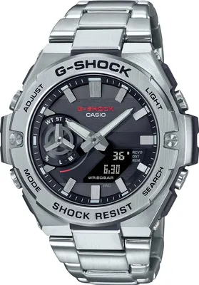 Часы наручные Часы наручные мужские японские Casio G-Shock GST-B500D-1A  электронные часы кварцевые Касио Джи Шок водонепроницаемые для дайвинга,  противоударные, многофункциональные с будильником, с гарантией - купить с  доставкой по выгодным ценам в