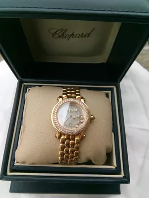 Часы Chopard Your Hour из желтого золота с бриллиантами 8150 - купить  сегодня за 456000 руб. Интернет ломбард «Тик – Так» в Москве