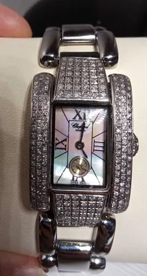 Золотые часы Chopard Classic (10/6206) с бриллиантами купить в Москве за  600 000 руб. Женские Белое золото С историей