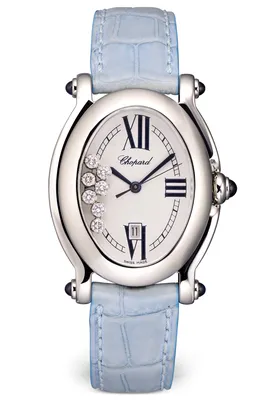 Часы La Strada Chopard La Strada 416733-1001, чёрные и белые бриллианты |  Mercury