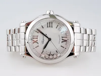 Chopard оснастила часы Happy Sport мануфактурным механизмом с  автоподзаводом. PandaTells.com