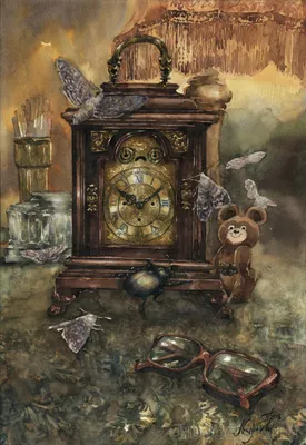 Старинные часы ещё идут... Гостиная…» — создано в Шедевруме
