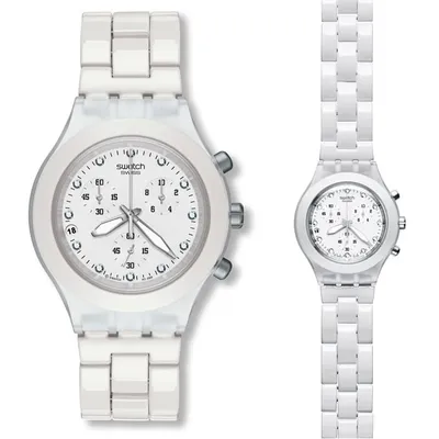 Купить Наручные часы Swatch Swiss Irony Panda Face V8 Спортивный хронограф  с тахиметром Мужские часы, цена 14 457 руб — (385993439826)