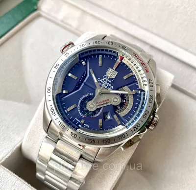 Наручные часы Tag Heuer Carrera Calibre 36 Blue AAA кварцевый хронограф на  стальном браслете и календарем даты (ID#1983848897), цена: 6230 ₴, купить  на Prom.ua