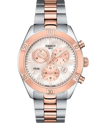 Часы Tissot PR 100 Sport Chic Chronograph T1019172215100 купить в Воронеже  по цене 81184 RUB: описание, характеристики