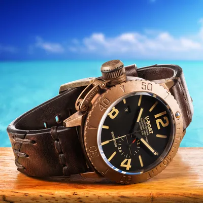 Купить наручные часы U-Boat Dive Watch Sommerso Bronze 8486