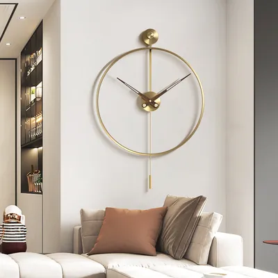 Модные настенные часы для гостиной, бесплатная доставка, подвесные домашние  эстетические Необычные большие настенные часы, настенные часы, украшение  для дома | AliExpress