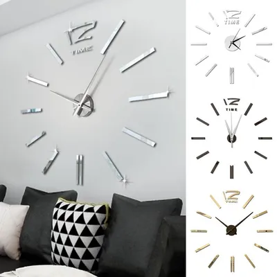Часы настенные 51см, \"Лучи Солнца\" с элементами зеркала. Декоративные часы  для гостиной и кухни. (id 98375010)