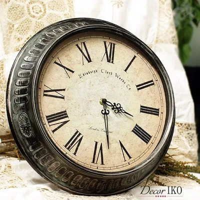 Интерьерные настенные часы классические, оригинальные Терра Мей Айвори  -купить интерьерные настенные часы для гостиной