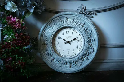 Купити Настенные часы Лаванда в стиле Прованс, | Skrynya.ua