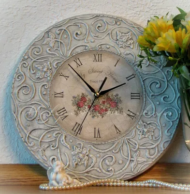 Часы настенные «Прованс» 48 см цвет бежевый по цене 1853 ₽/шт. купить в  Москве в интернет-магазине Леруа Мерлен