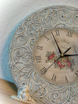 Часы настенные — современные картины для кухни в стиле прованс из Италии в  интернет-магазине «Декор Тоскана»