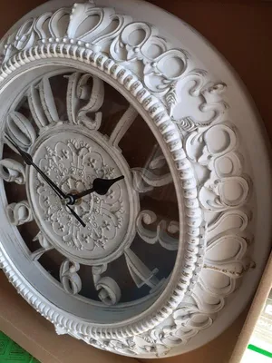 Часы настенные в стиле прованс Ангелы