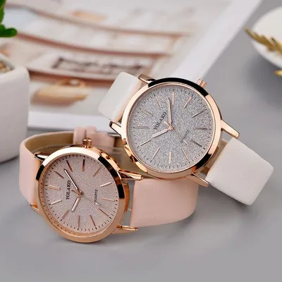 Лучшие брендовые высококачественные модные женские простые часы Geneva из  искусственной кожи аналог… | Watches women leather, Fashion watches,  Watches women fashion