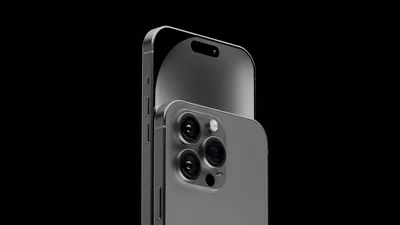 Чехол для iPhone 14 Pro Max из кожи теленка, серого цвета за 7 990 Р