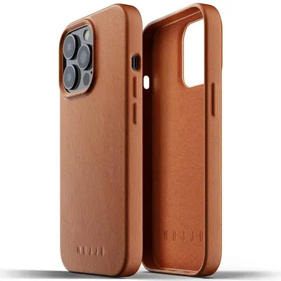 Кожаный чехол MUJJO Full Leather для Apple iPhone 13 Pro - Tan (280594Z) -  цена, фото, обзор