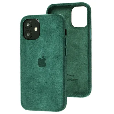 Купить Чехол для iPhone 12 mini Alcantara 360 темно-зеленый в  Softmag.com.ua | Киев Украина