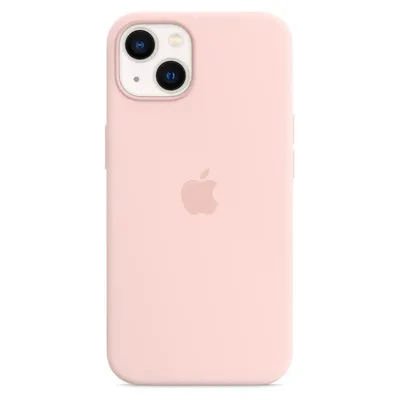 Силиконовый чехол для iPhone 14/13, цвет розовый песок OEM