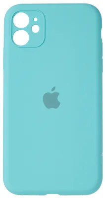 Купить Чехол Silicone Case полная защита для iPhone 11 бирюзовый по цене  990 ₽ в Тюмени | IceApple