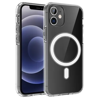 Чехол Clear Case MagSafe Simple Magnetiс для iPhone 12 / 12 Pro -  прозрачный купить в Киеве, Одессе, цена в Украине | CHEKHOL