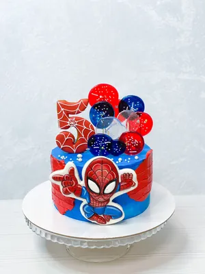 Торт человек паук. | 3d cake, Cake, Desserts