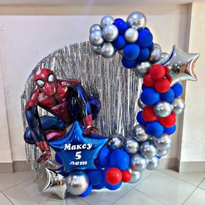 Сет \"Человек Паук\" - купить воздушные шары с доставкой в Обнинск,  Наро-Фоминск, Балабаново, Малоярославц| Облака шаров - воздушные шарики с  доставкой