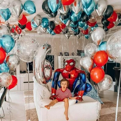 🎈 Набор воздушных шаров Человек-паук на Дне рождения 🎈: заказать в Москве  с доставкой по цене 9113 рублей