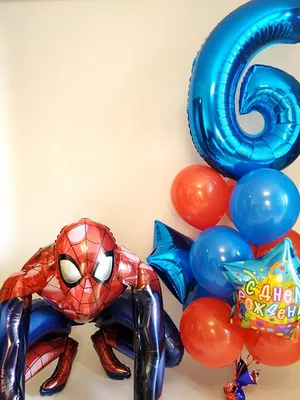 Набор шаров \"Человек Паук на празднике\" — купить в интернет-магазине  Onballoon по цене 4920.00 руб.