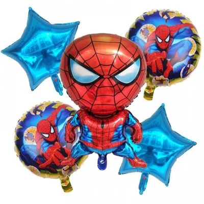 Комплект шаров с Человеком-пауком купить в Москве за 13 020 руб.