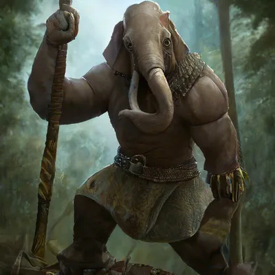 Человек слон» — создано в Шедевруме