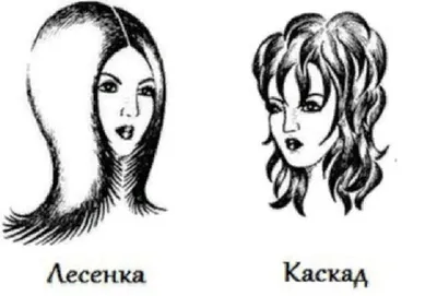 Чем отличается лесенка от каскада: фото стрижек, описание, примеры