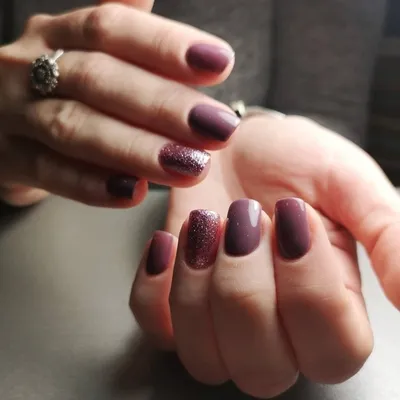 4д черника. Гель лак.Ноготочки натуральные))) | Beautiful nail designs,  Nail colors, Nail art