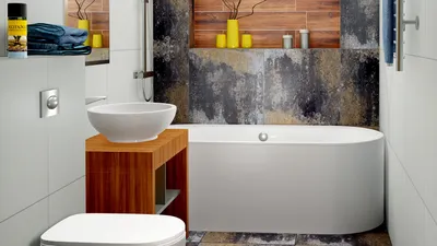 Черно-белая ванная комната. Элегантный интерьер | KERAMA MARAZZI | Плитка,  сантехника, обои | Дзен