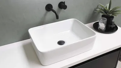 черно белая ванная комната с черной плиткой Фон Обои Изображение для  бесплатной загрузки - Pngtree