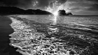 Море черно белое (50 фото) - 50 фото