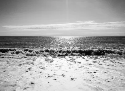 Еще немного черно-белых снов о море. | Пикабу