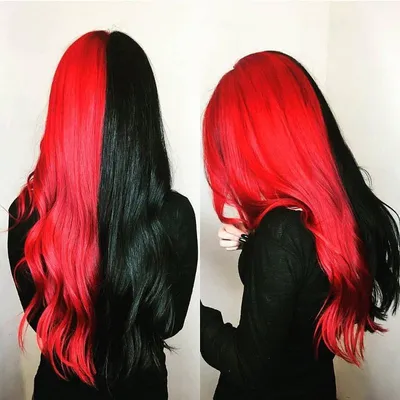 Ответы Mail.ru: Если покрасить красные волосы в черный какой цвет получится