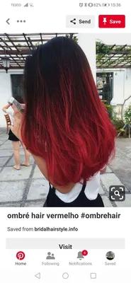 Колорирование волос черный с красным (57 фото)
