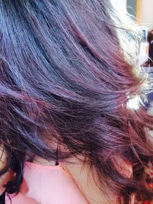 black hair dip dyed red 😍😍 | Красно-черные волосы, Мелирование на чёрные  волосы, Красные волосы омбре