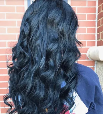Синее мелирование на темные волосы (43 лучших фото)