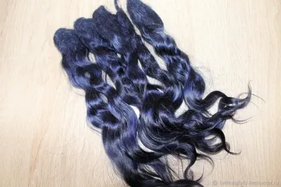 Синий цвет волос: кому подходит, оттенки и техники окрашивания в 54 фото