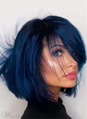 Натуральные темно синие волосы купить в интернет-магазине HairLock.ru  славянские натуральные волосы для наращивания оптом и в розницу Кострома