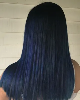 Покрасить волосы в тёмно-Синий цвет (Индиго) : @betkd5 Ирина Муравьева wish