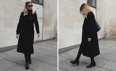 Fligel Store on Instagram: “Чёрное пальто и бежевые аксессуары — сочетание,  которое давно пора приписать к «бессмертной кл… | Наряды, Стильные наряды,  Черные пальто