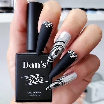 ▷ Black Gel Nail Polish UV/LED | Shop the Best Colors at Dan's Nails